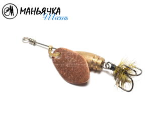 Блесна Маньячка Шесть №1 1,4г медь